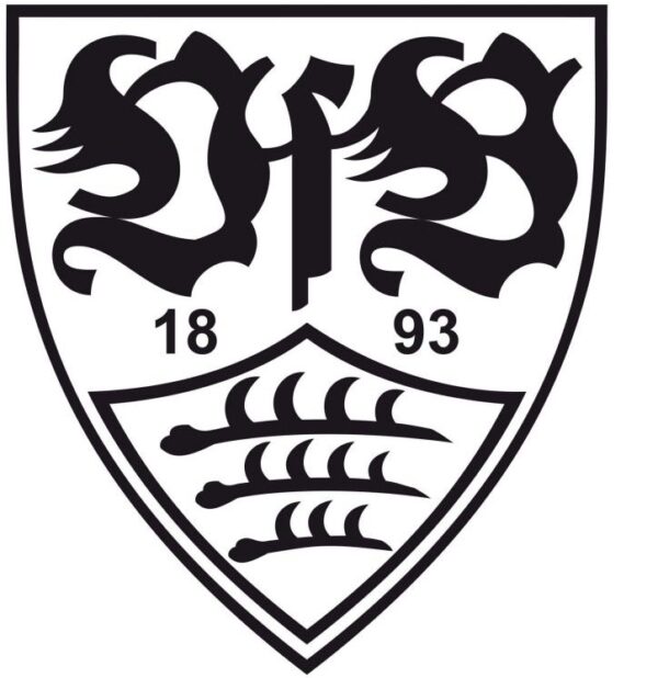 Wall-Art Wandtattoo "Fussball VfB Stuttgart Logo", (1 St.)