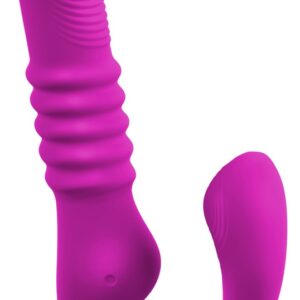 Stoßvibrator „3 Function“ mit klopfendem Klitoris-Stimulator