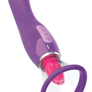 Vibrator „her ultimate pleasure“ mit Hotspot-Sauger & Zungenstimulator