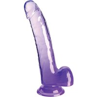 King Cock  9“ Cock with Balls Purple