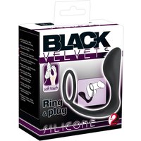 Black Velvets Penisring Plug