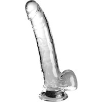 King Cock  9“ Cock with Balls Clear