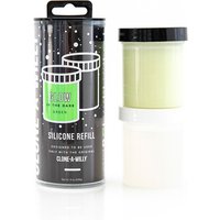 Clone-A-Willy Refill Glow in the Dark Green Silicone