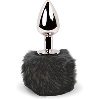 Bunny Tails Buttplug Black