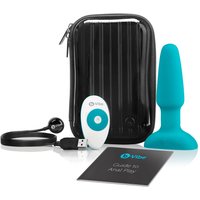 b-Vibe Vibro Analplug türkis